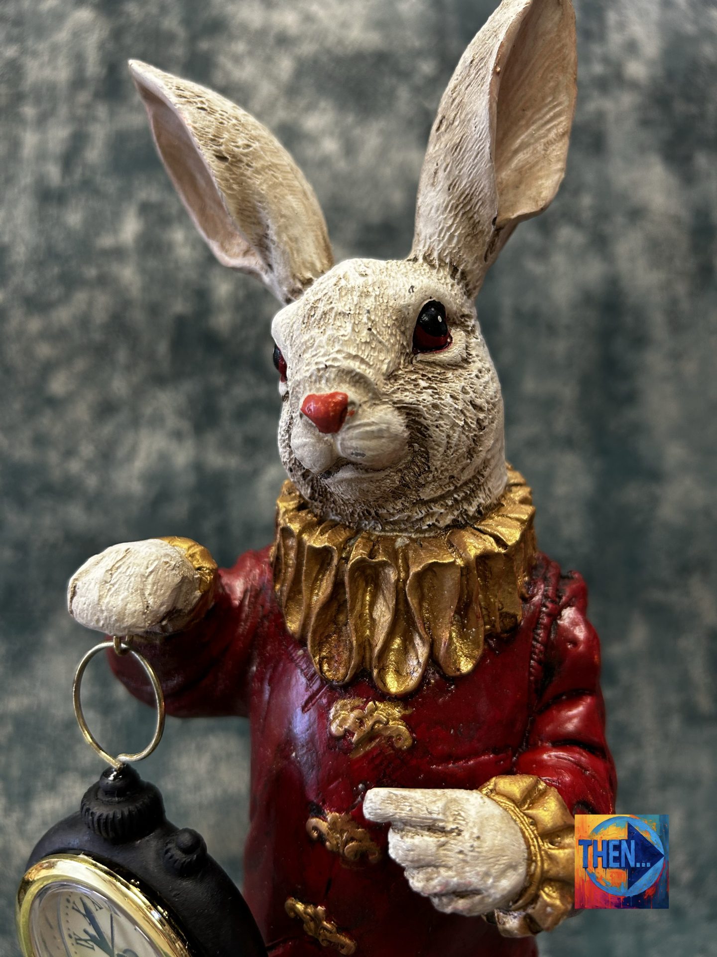 The White Rabbit Standing Clock Figure - Image 2