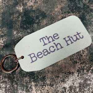 Keyring, The Beach Hut Large Tag