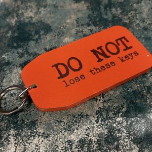 Keyring, Do Not Lose These Keys Large Tag