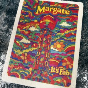 Fridge Magnet Wooden Margate It's Fab Lido