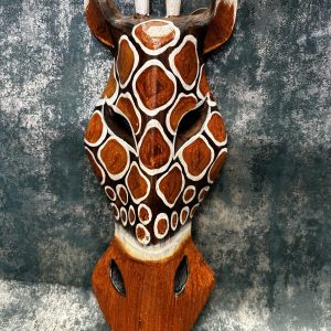 Giraffe Wood Wall Mask